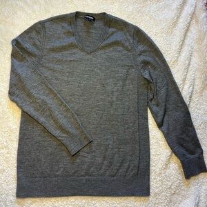 Men’s Express V-neck Merino Wool Blend Sweater